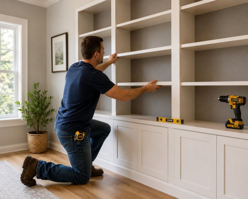 Bookshelves Installation in Raleigh, NC