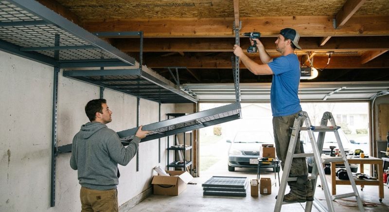 Ceiling Rack Installation in Fairfax, VA