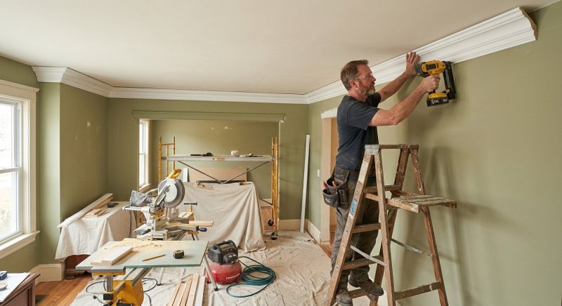 Crown Molding Renovation in Kansas City, KS