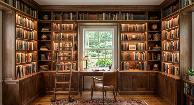 Custom Bookshelves Service in Charlotte, NC
