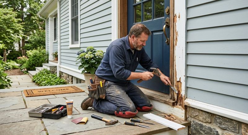 Exterior Door Trim Repair in Wilmington, NC