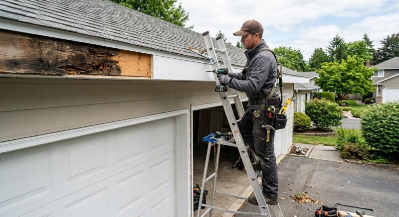 Garage Fascia Repair in Olathe, KS