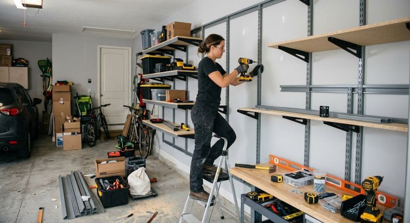 Garage Shelves Installation in Loudoun County, VA