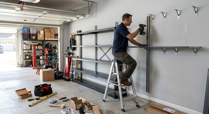Garage Shelves Installation in Arlington, VA