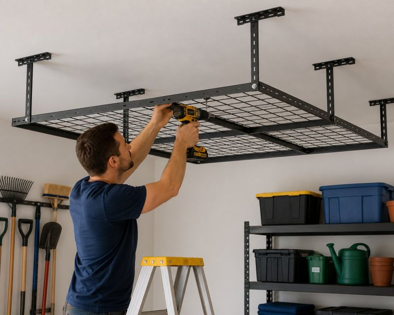 Garage Tool Rack Installation in Fairfax, VA