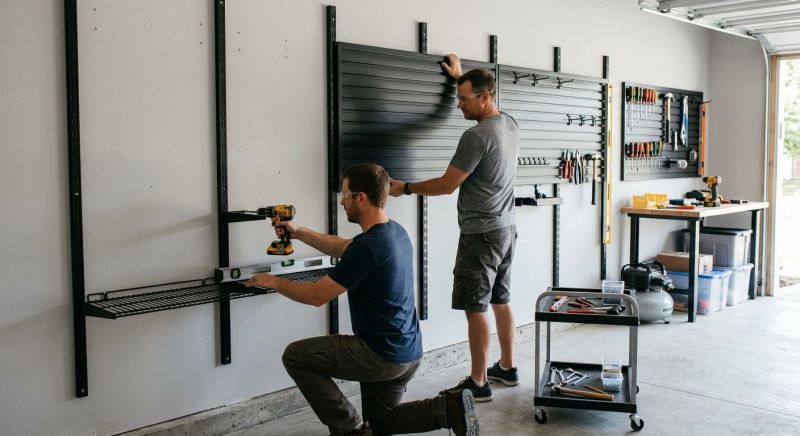 Garage Tool Rack Installation in Arlington, VA