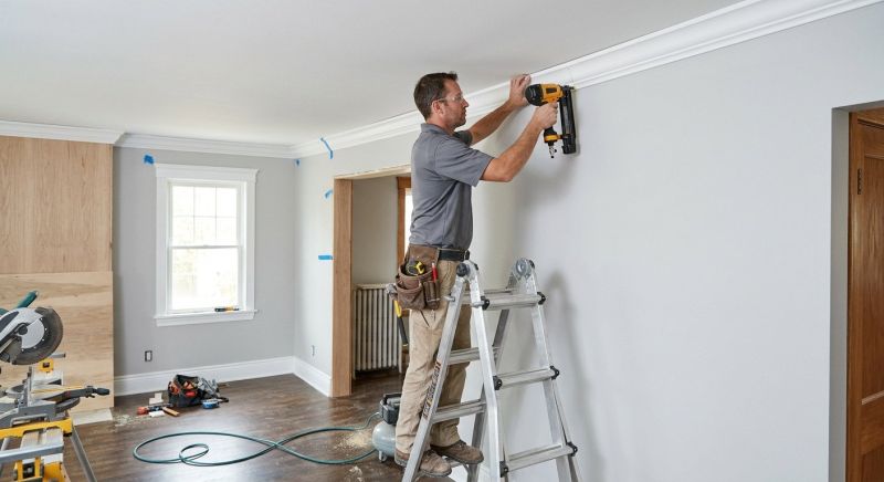 House Molding Installation in Wilmington, NC
