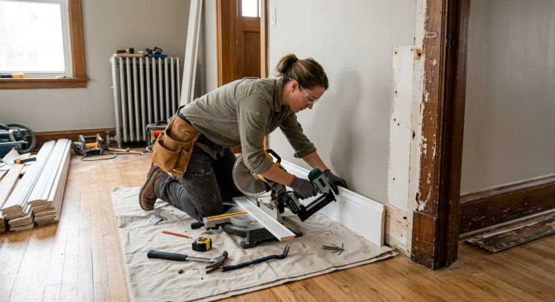 Interior Trim Replacement in Kansas City, KS