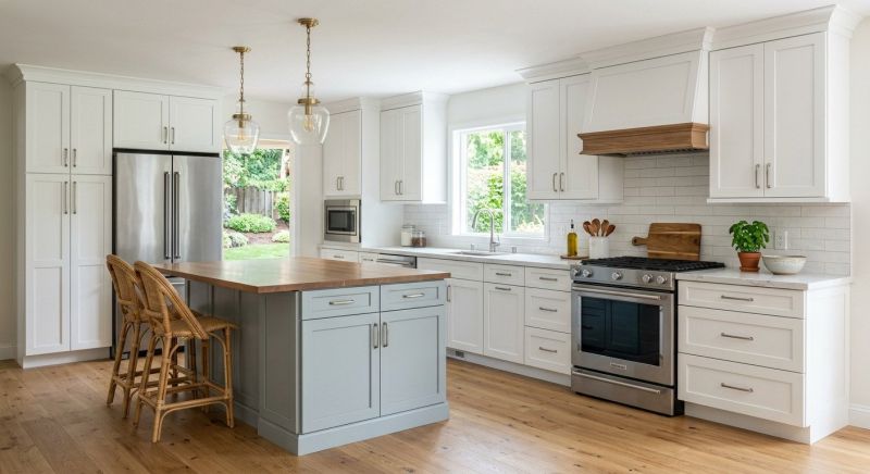 Kitchen Island Installation in Dayton, OH