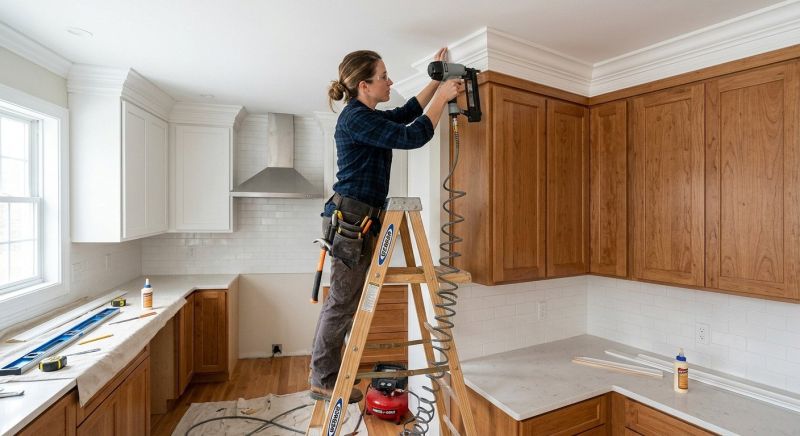 Kitchen Molding Installation in Kansas City, KS
