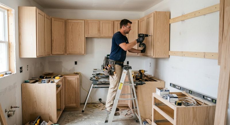 Pine Cabinets Installation in Dayton, OH