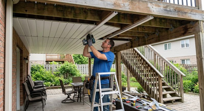 Under Deck Ceiling Repair in Olathe, KS