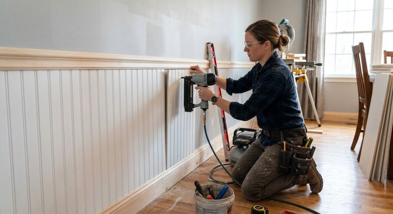 Wainscoting Installation in Wilmington, NC