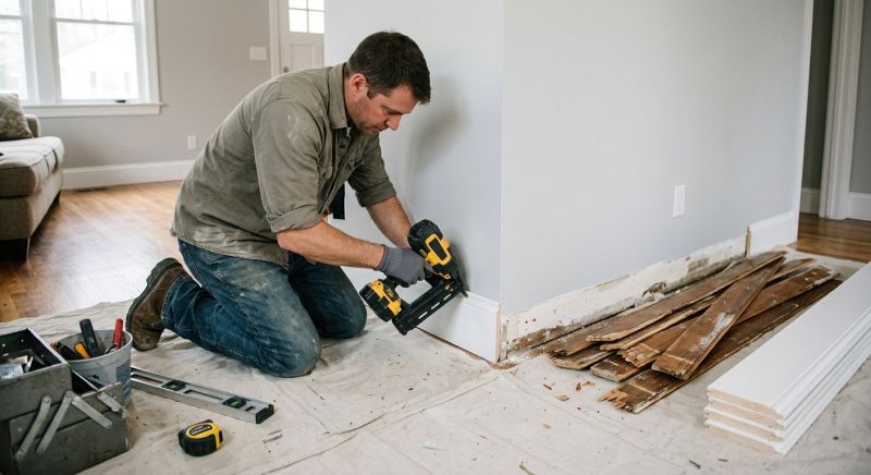 Baseboards Installation in Wilmington, NC