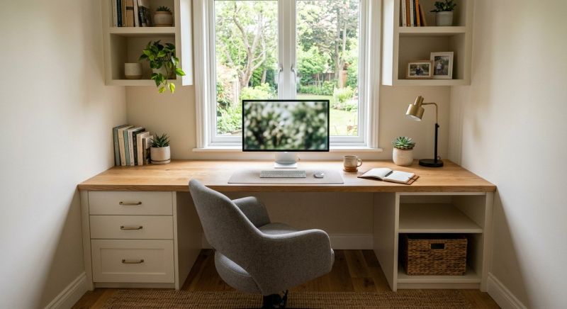 Built In Desk Installation in Charlotte, NC