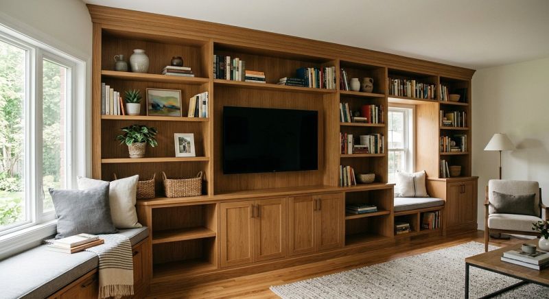 Built In Tv Cabinetry in Charlotte, NC