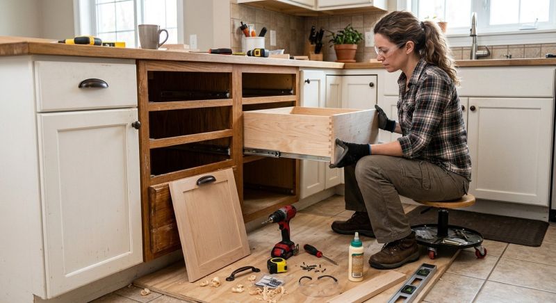Cabinet Drawer Remodeling in Dayton, OH