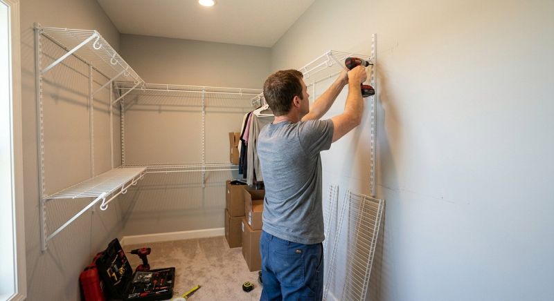 Closet Shelving Installation in Charlotte, NC