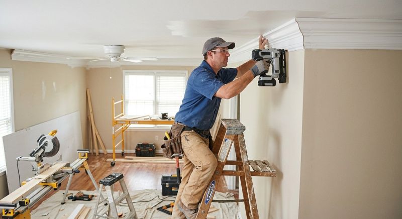 Crown Molding Installation in Wilmington, NC