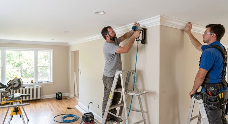 Crown Molding Renovation in Kansas City, KS