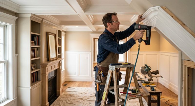 Crown Molding Renovation in Kansas City, KS