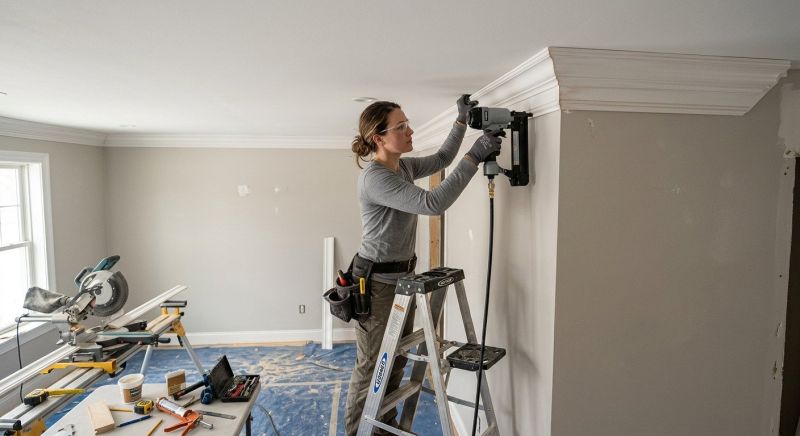 Crown Molding Renovation in Wilmington, NC