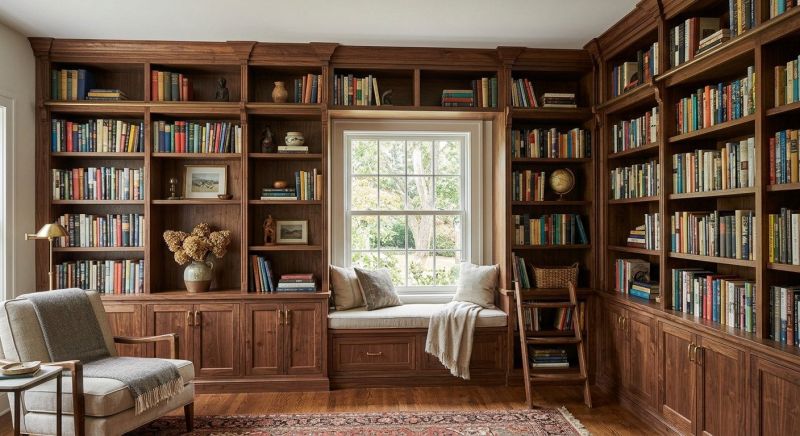 Custom Bookshelves Service in Charlotte, NC