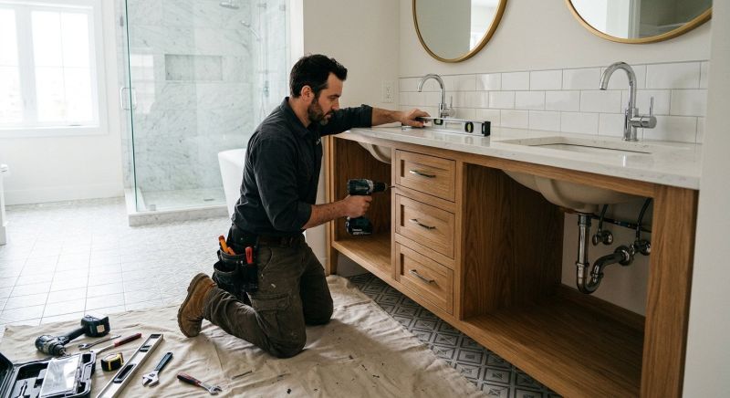 Custom Vanity Installation in Cincinnati, OH