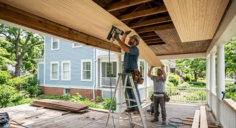 Deck Ceiling Installation in Wilmington, NC