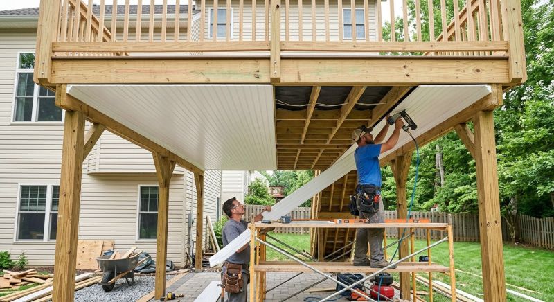 Deck Ceiling Installation in Overland Park, KS