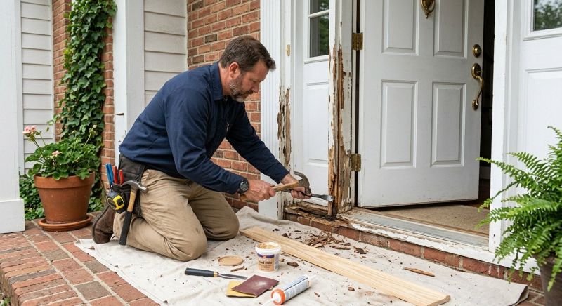 Exterior Window Molding Repair in Conroe, TX