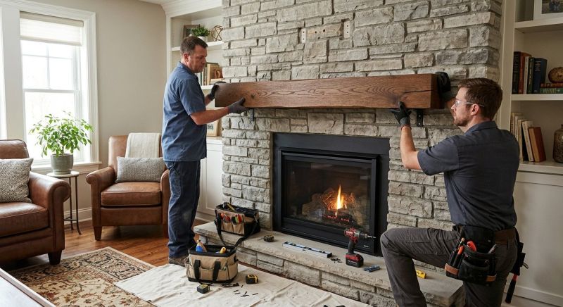 Fireplace Mantel Replacement in Wilmington, NC