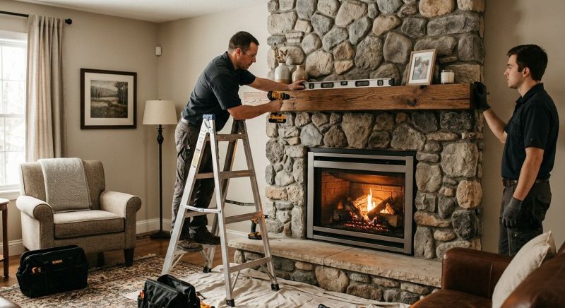 Fireplace Mantel Replacement in Wilmington, NC
