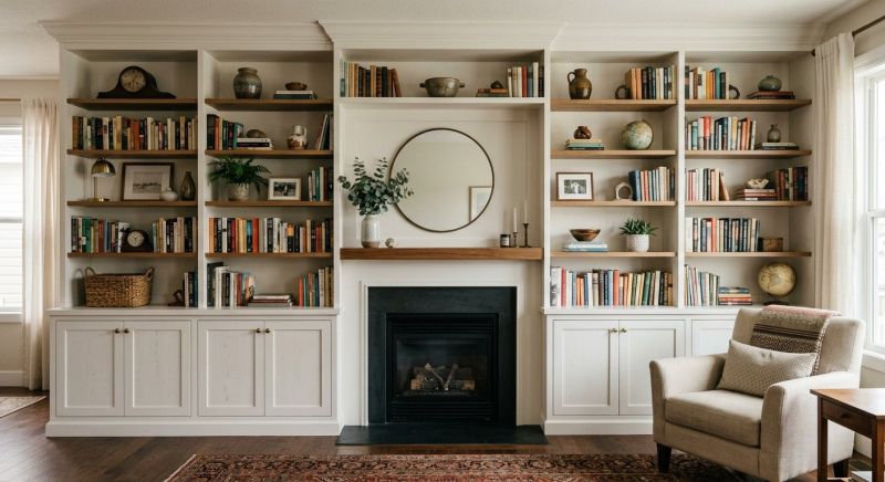 Fireplace Shelves Installation in Charlotte, NC