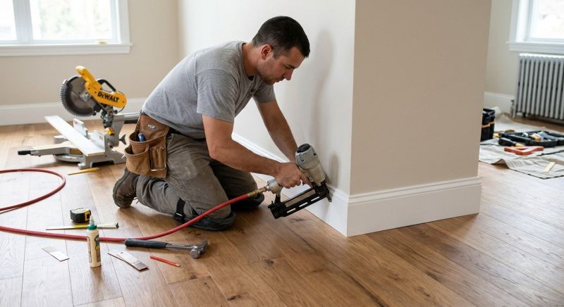 Floor Trim Installation in Kansas City, KS