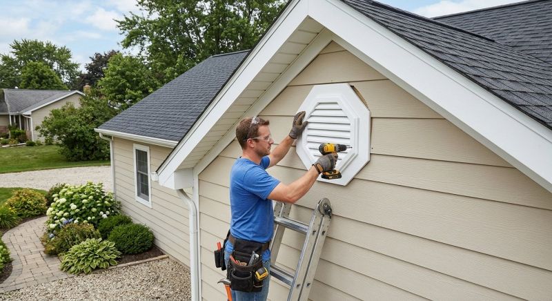 Gable Vent Installation in Wilmington, NC