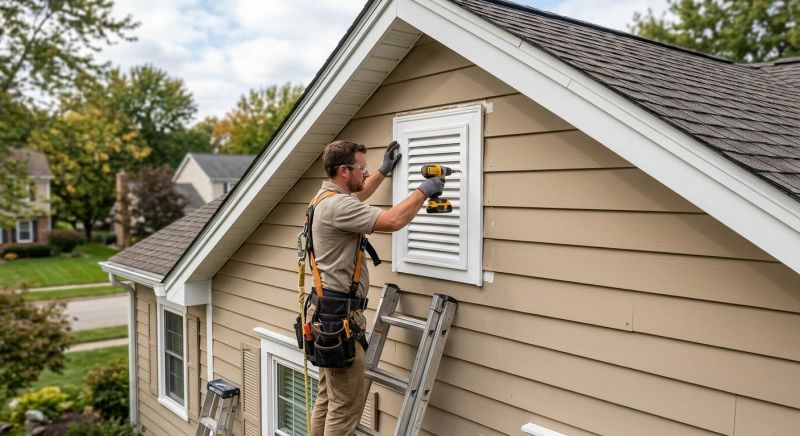 Gable Vent Installation in Wilmington, NC