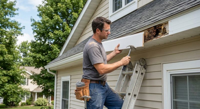 Garage Fascia Repair in Olathe, KS