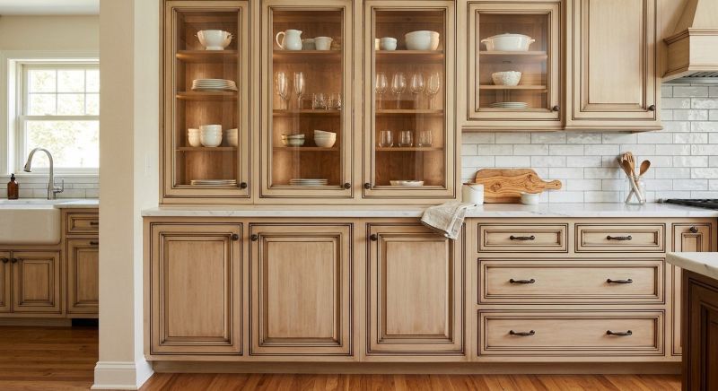 Glazed Cabinets Installation in Cincinnati, OH