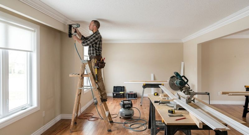 House Molding Installation in Wilmington, NC