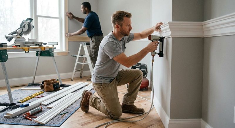 Interior Trim Work in Wilmington, NC
