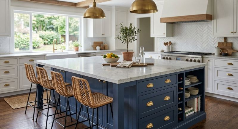 Kitchen Island Installation in Dayton, OH