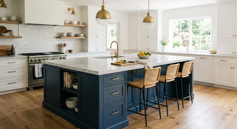 Kitchen Island Installation in Dayton, OH