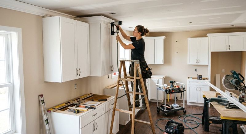 Kitchen Molding Installation in Wilmington, NC