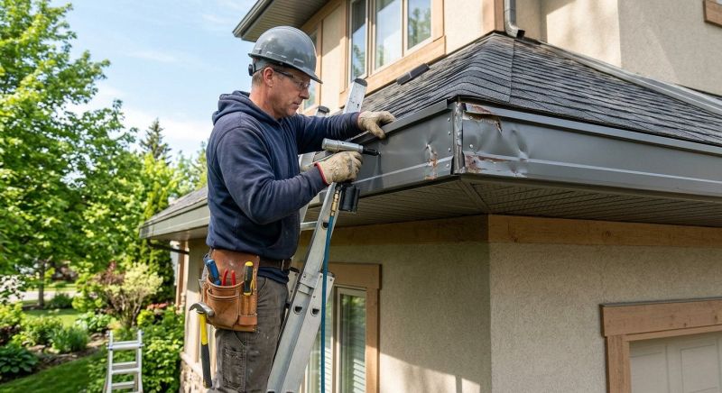 Metal Fascia Repair in Overland Park, KS