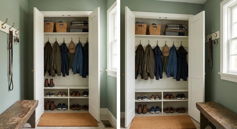 Mudroom Closet Installation in Charlotte, NC