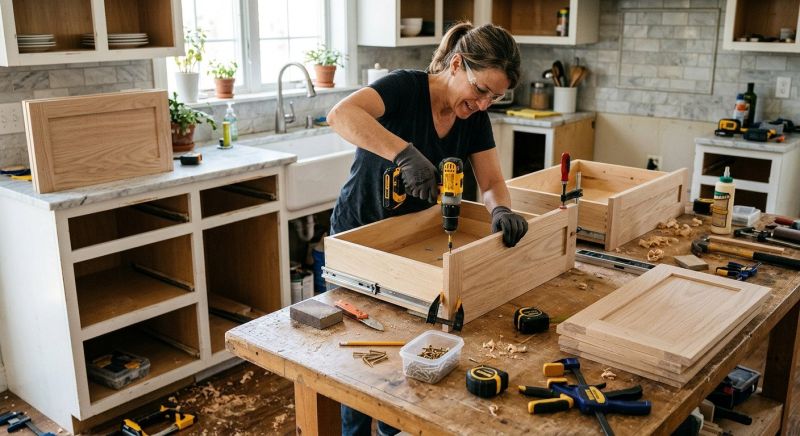 Oak Cabinet Remodeling in Indianapolis, IN