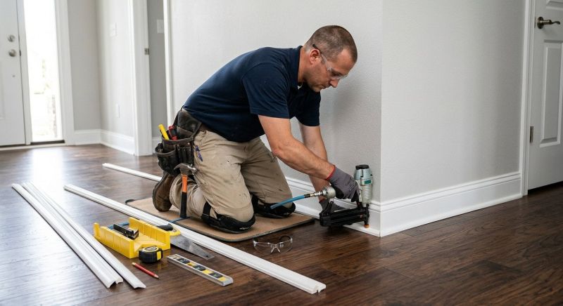 Quarter Round Installation in Wilmington, NC