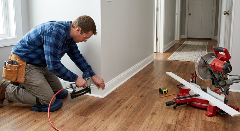 Quarter Round Installation in Wilmington, NC
