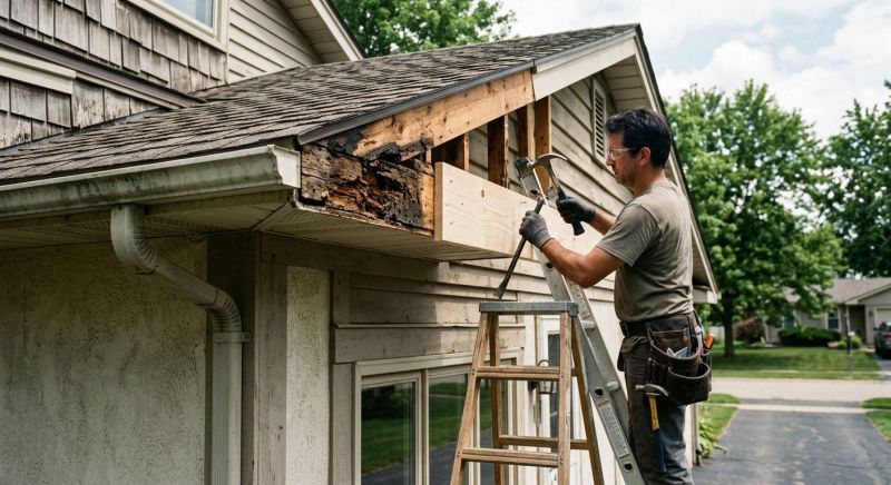 Rotted Fascia Repair in Conroe, TX